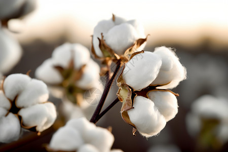 棉花生长生长纤维高清图片