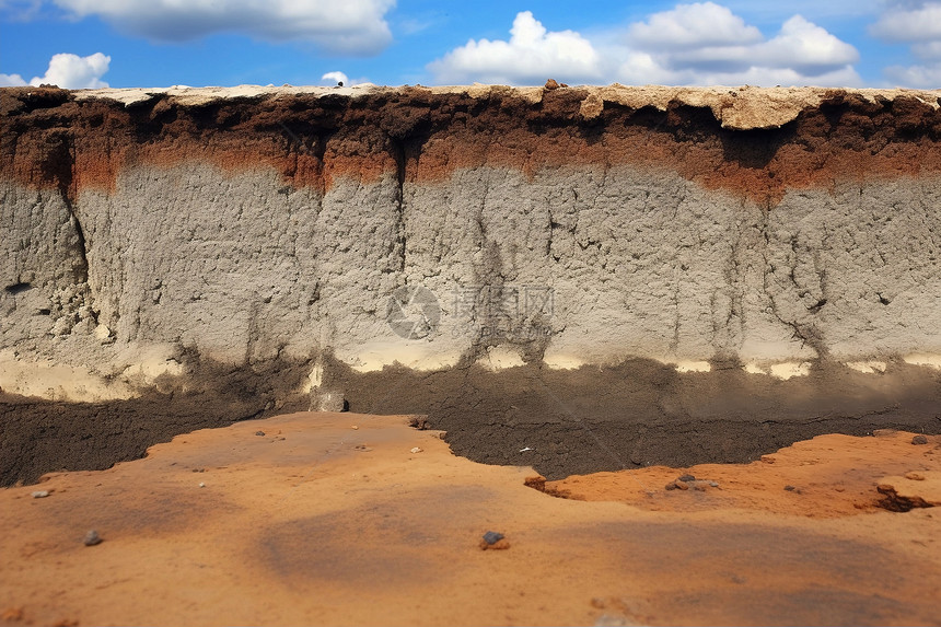 土壤裂缝的地质图片