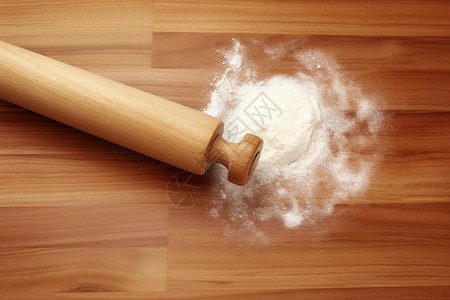 烘焙面包的过程背景图片