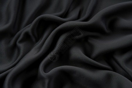黑色细纹丝绸布料背景背景图片