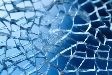 玻璃裂痕素材破碎的玻璃窗背景