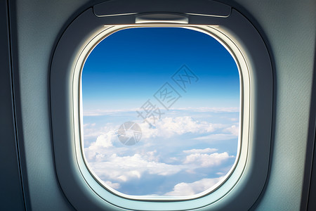 飞机的窗户背景图片