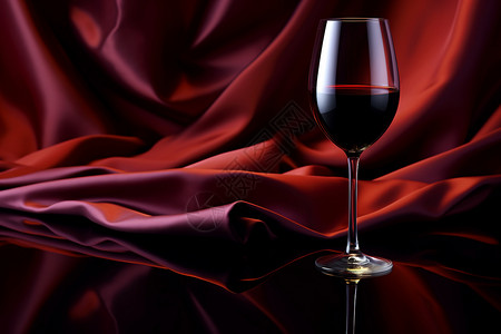 浪漫的红酒背景图片