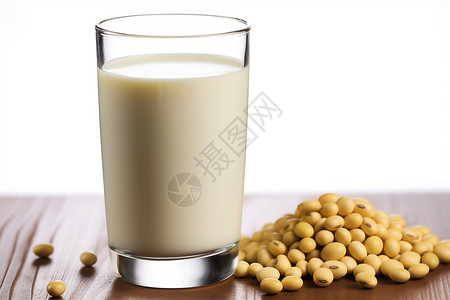 健康豆奶背景图片