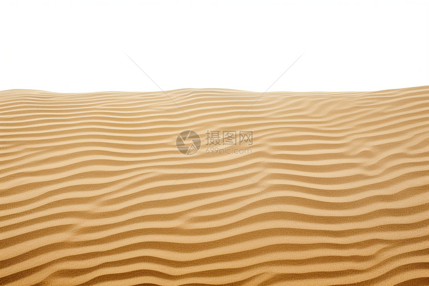 波浪形的沙漠图片