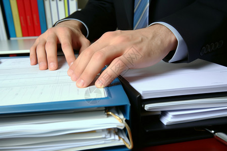 员工健康档案表整理档案的商务人士背景