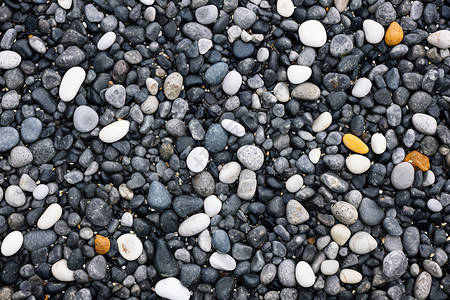 黑白石头素材小石子中的碎石背景