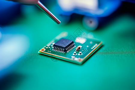 电子焊接半导体科技芯片背景