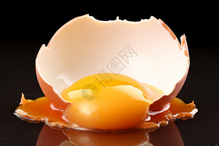 一颗蛋黄背景图片