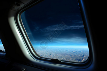 天空中的飞机背景图片