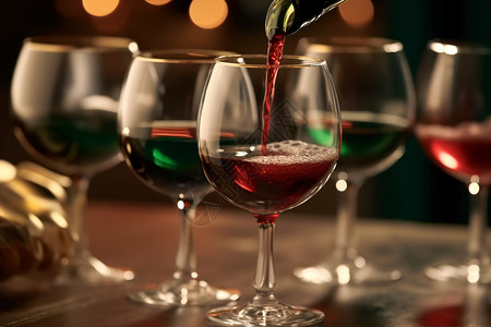 红酒欢宴背景图片