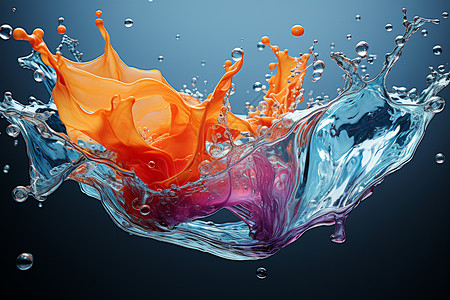 雅乐之舞液体色彩之舞设计图片