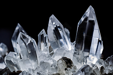 天然矿物晶体矿石背景图片