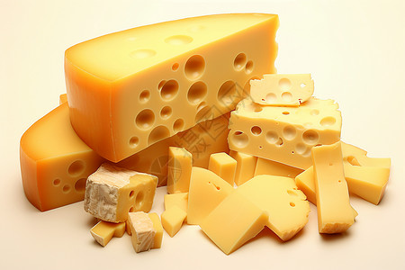 美味的奶酪背景图片