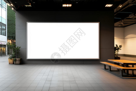 大厅的一个大屏幕高清图片