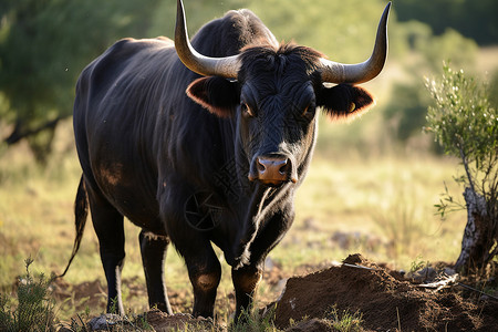 野性动物野性的斗牛士背景