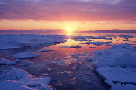 冰海之美背景图片