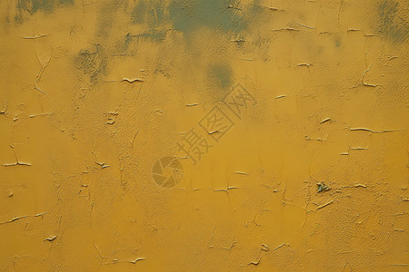 黄油漆罐形黄壁上的油漆背景