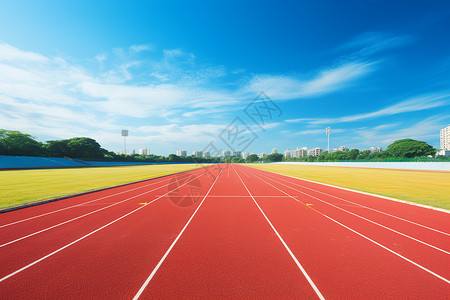 奥运田径红色的田径跑道背景