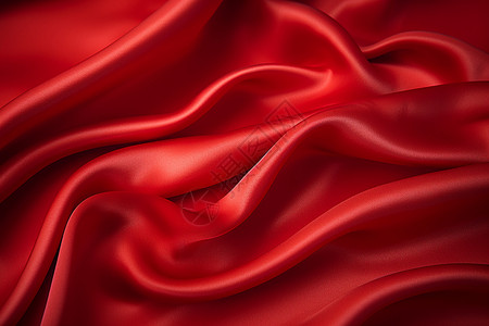 红色丝绸的艺术背景图片