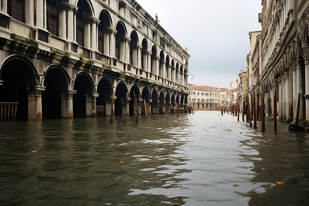欧洲的威尼斯水城背景图片