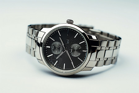 钢带手表表带背景高清图片