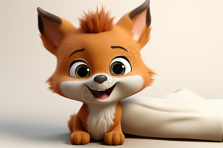 游戏里的小狐狸背景图片