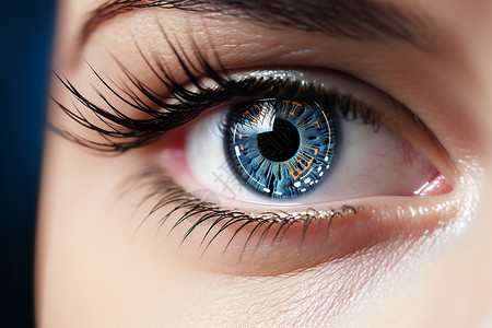 素材美瞳创新科技的人工智能扫描技术设计图片