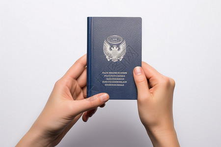 公民的国际护照背景图片