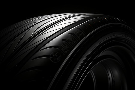 黑色斑斓花纹黑色轮胎背景