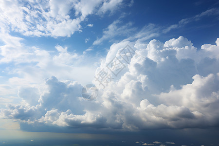 朦胧的云海朦胧晴朗的高清图片