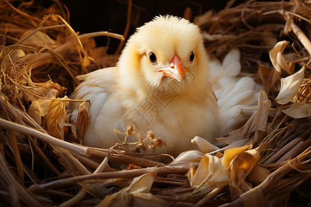 小鸡孵化背景图片