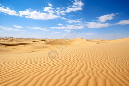 美丽的沙漠一望无际的沙漠背景