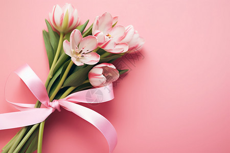 粉色花束背景图片