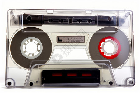 怀旧时代的磁带录音机背景图片