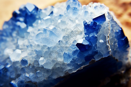 蓝晶石天然晶体矿物背景