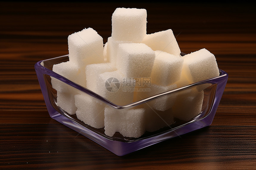 调味品的蔗糖糖块图片