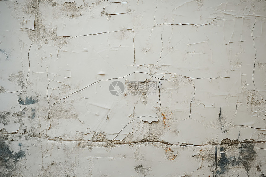 风化老旧的水泥墙壁背景图片