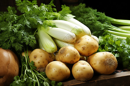 健康饮食的新鲜蔬菜背景图片