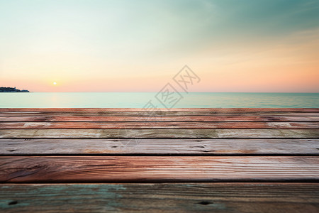 海洋的日出美景背景图片