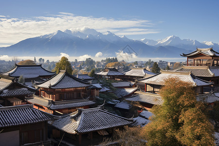 复古的建筑物背景图片