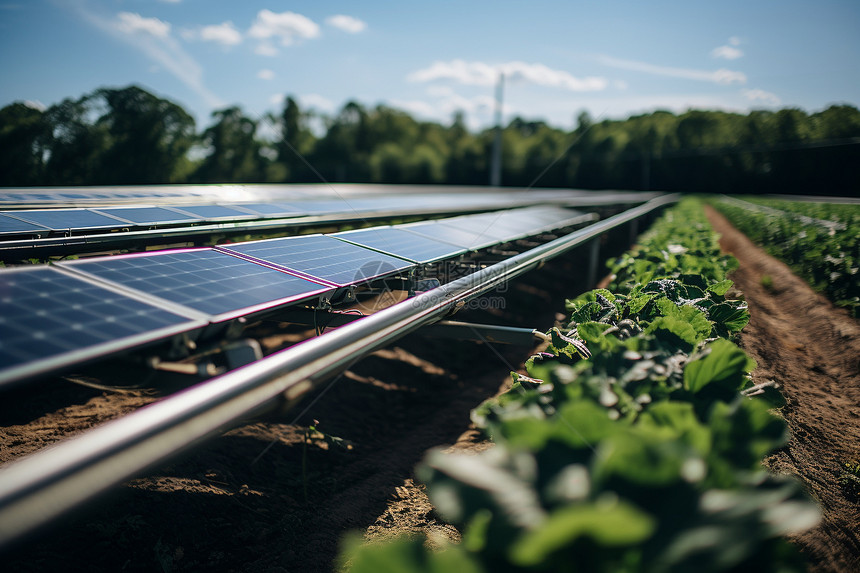 未来太阳能农场图片