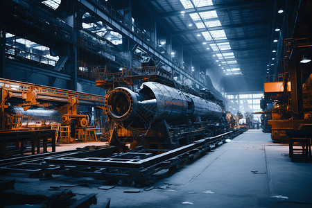 巨型工业机器背景图片
