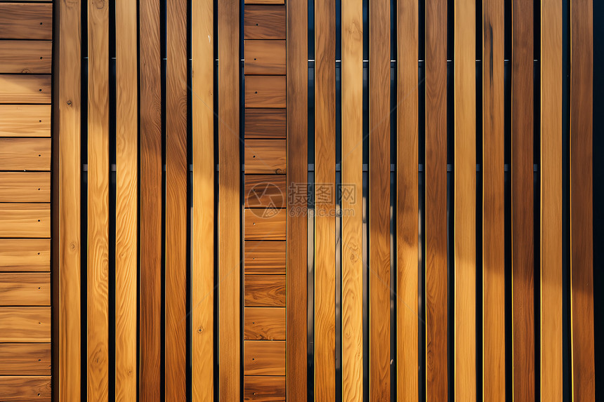 木制栅栏背景图片