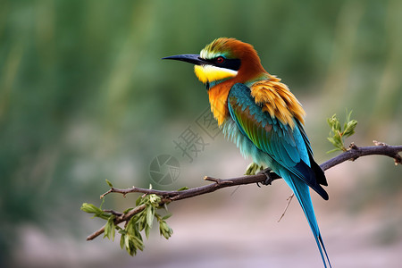 鸟儿鸟类丛林中色彩斑斓的鸟儿背景