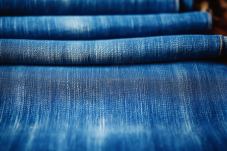 蓝布的纺织品高清图片