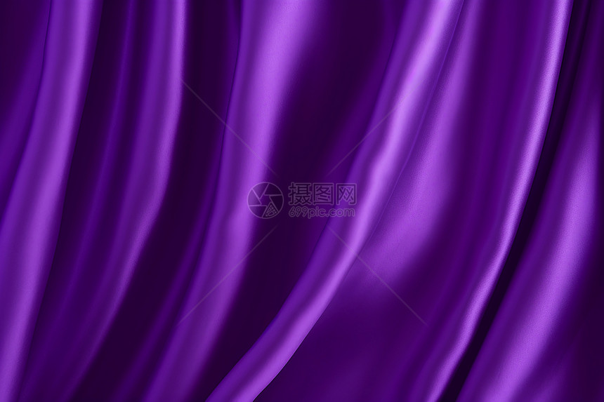 紫色绢布的褶皱图片
