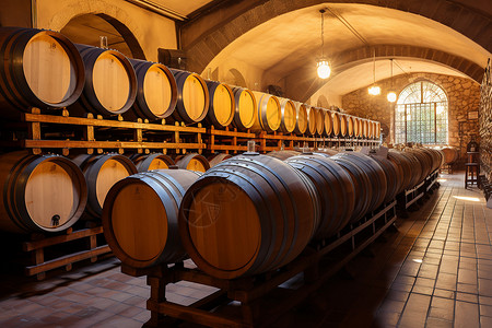 发酵工厂工业红酒酿造工厂背景