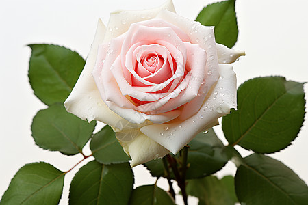一朵粉色玫瑰背景图片