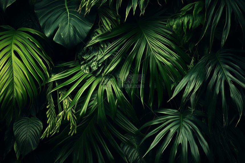 热带丛林的美丽图片